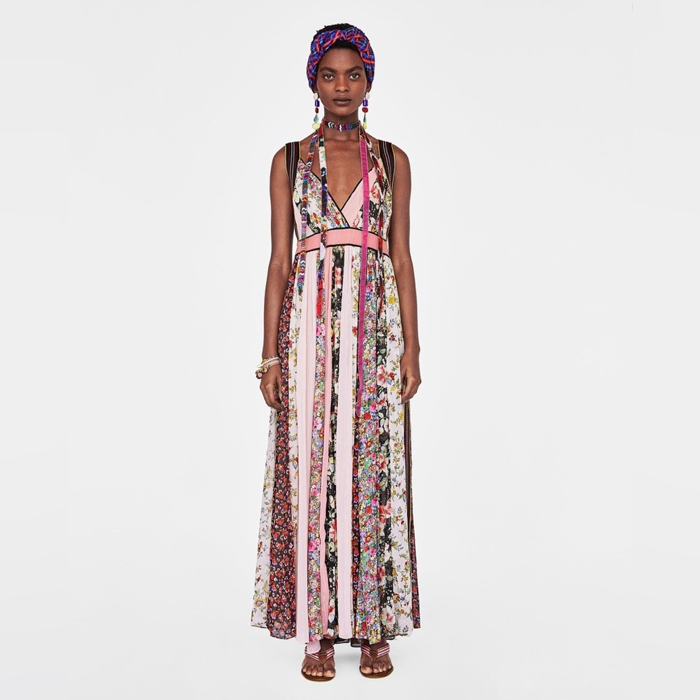 NWOT Zara Floral Patchwork Maxi Dress
S/S 2018 - COLLECTION 03